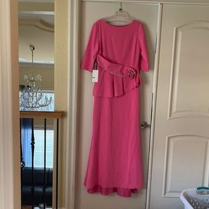 Beautiful long special occasion pink dress